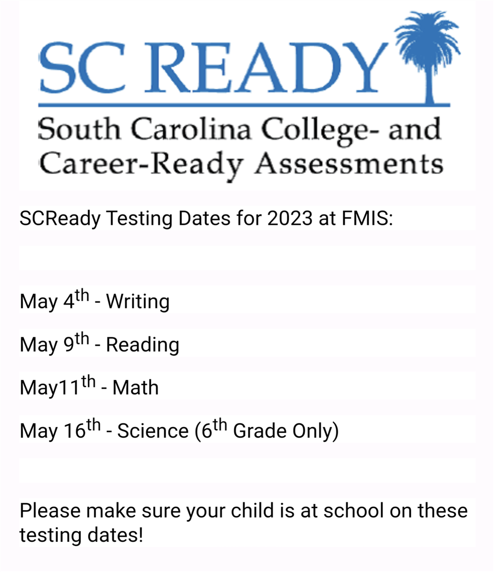  SC College & Career Ready Assessments