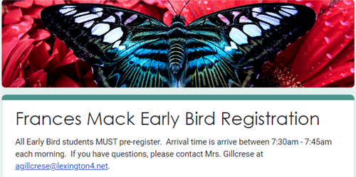 Early Registration Link